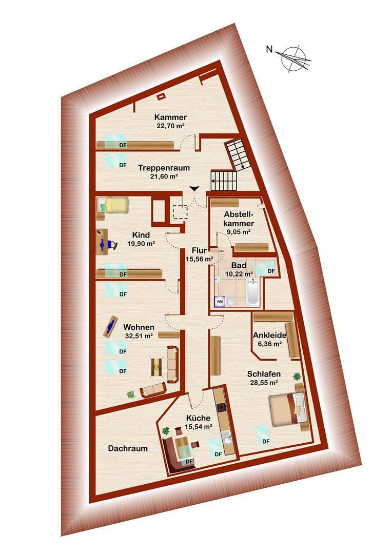 4 bedroom flat to rent, 132 m², Hoferstr. 7, Gefell, Thuringia 4 bedroom flat to rent, 132 m², Hoferstr. 7, Gefell, Thuringia