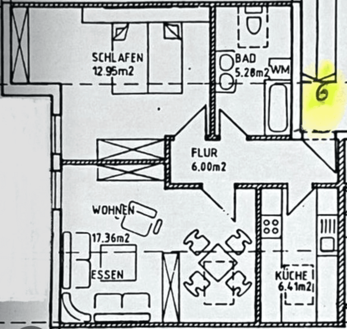 2 bedroom flat to rent, 47 m², Alte Nürnberger Str. 56, Regensburg, Bavaria 2 bedroom flat to rent, 47 m², Alte Nürnberger Str. 56, Regensburg, Bavaria