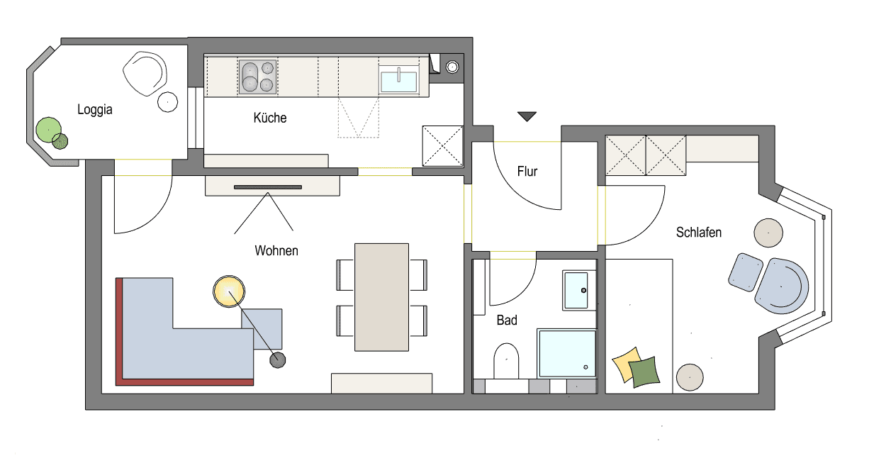 2 bedroom flat to rent, 42 m², Liebfrauenstr. 61, Darmstadt, Hesse 2 bedroom flat to rent, 42 m², Liebfrauenstr. 61, Darmstadt, Hesse