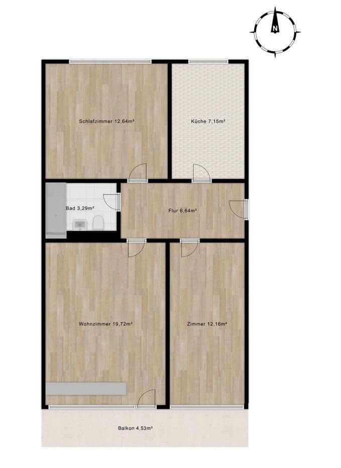 3 bedroom flat for sale, 67 m², München, Bavaria 3 bedroom flat for sale, 67 m², München, Bavaria