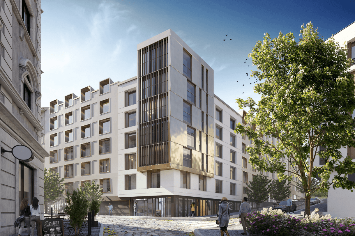 1 bedroom with open-plan kitchen flat to rent, 34 m², Krymská, Prague, Prague 1 bedroom with open-plan kitchen flat to rent, 34 m², Krymská, Prague, Prague