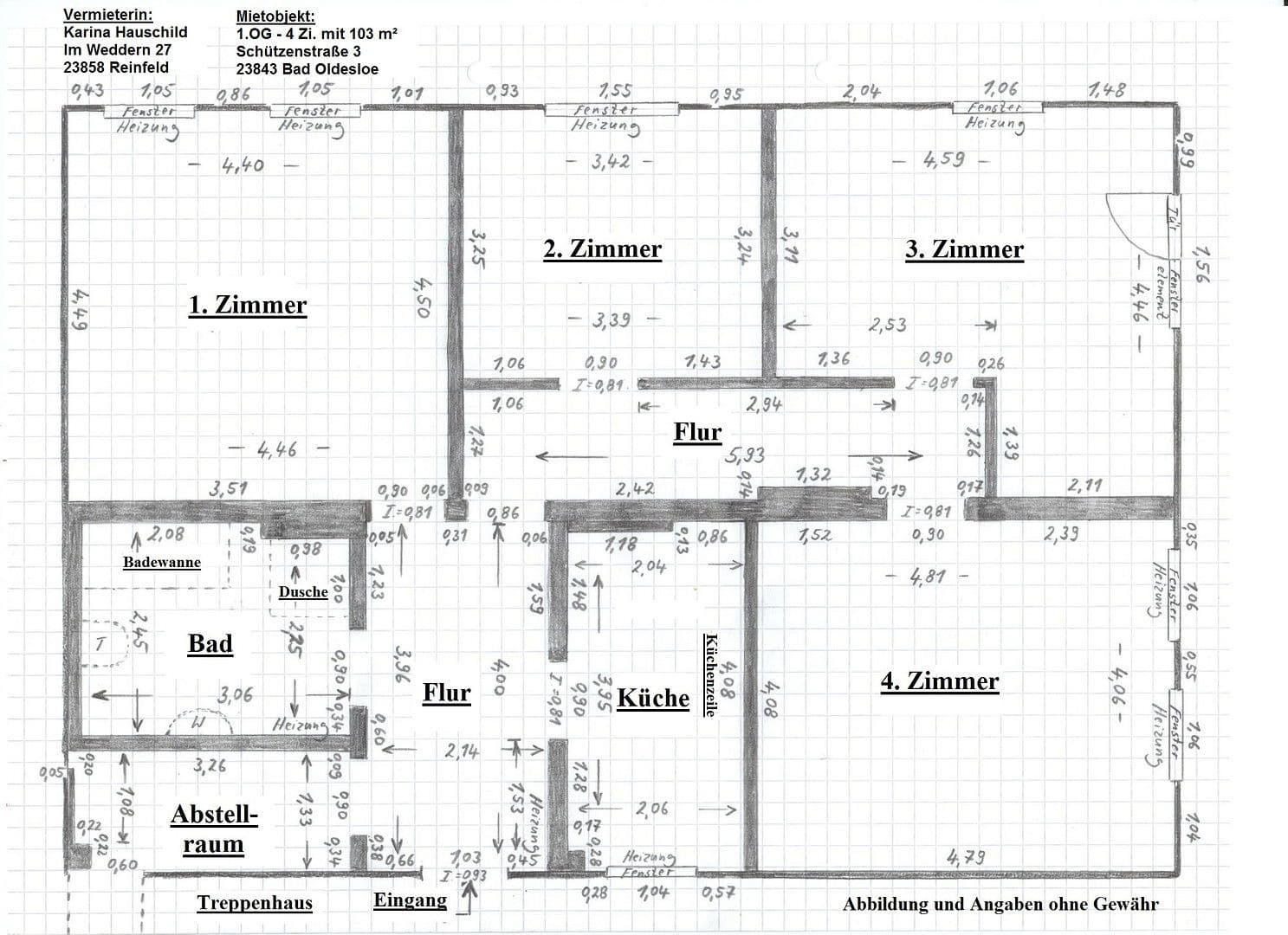 4 bedroom flat to rent, 103 m², Bad Oldesloe, Schleswig-Holstein 4 bedroom flat to rent, 103 m², Bad Oldesloe, Schleswig-Holstein