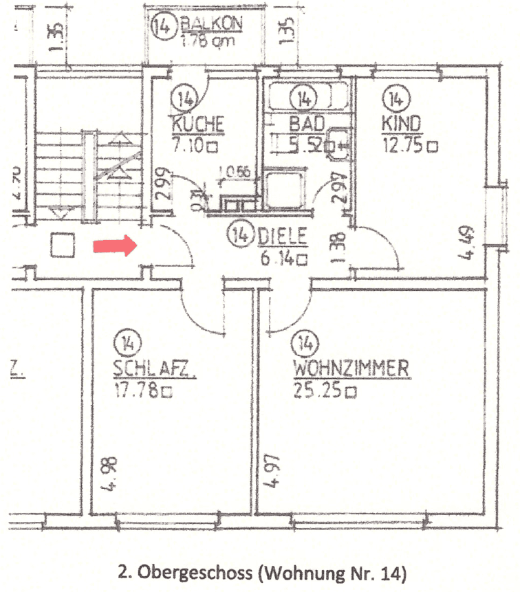 3 bedroom flat to rent, 76 m², Kanalstraße 5, Bremerhaven, Bremen 3 bedroom flat to rent, 76 m², Kanalstraße 5, Bremerhaven, Bremen