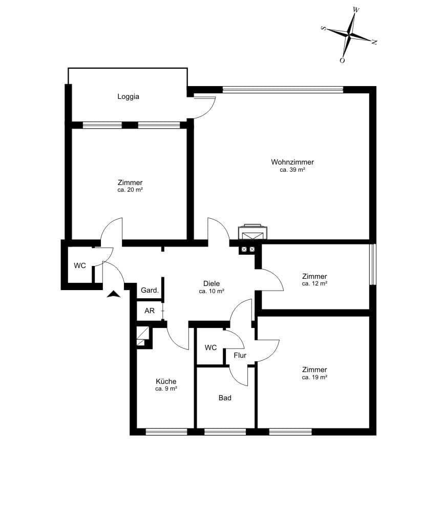 4 bedroom flat for sale, 126 m², Hamburg, Hamburg 4 bedroom flat for sale, 126 m², Hamburg, Hamburg