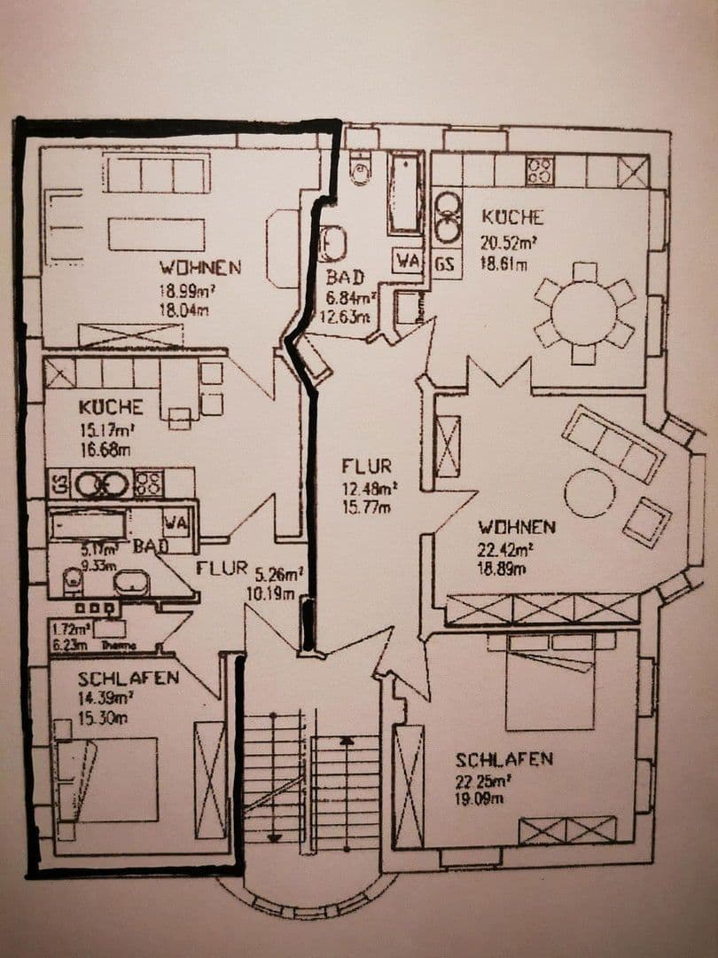 1 bedroom with open-plan kitchen flat to rent, 63 m², Löwentorstrasse 28, Bleicherode, Thuringia 1 bedroom with open-plan kitchen flat to rent, 63 m², Löwentorstrasse 28, Bleicherode, Thuringia
