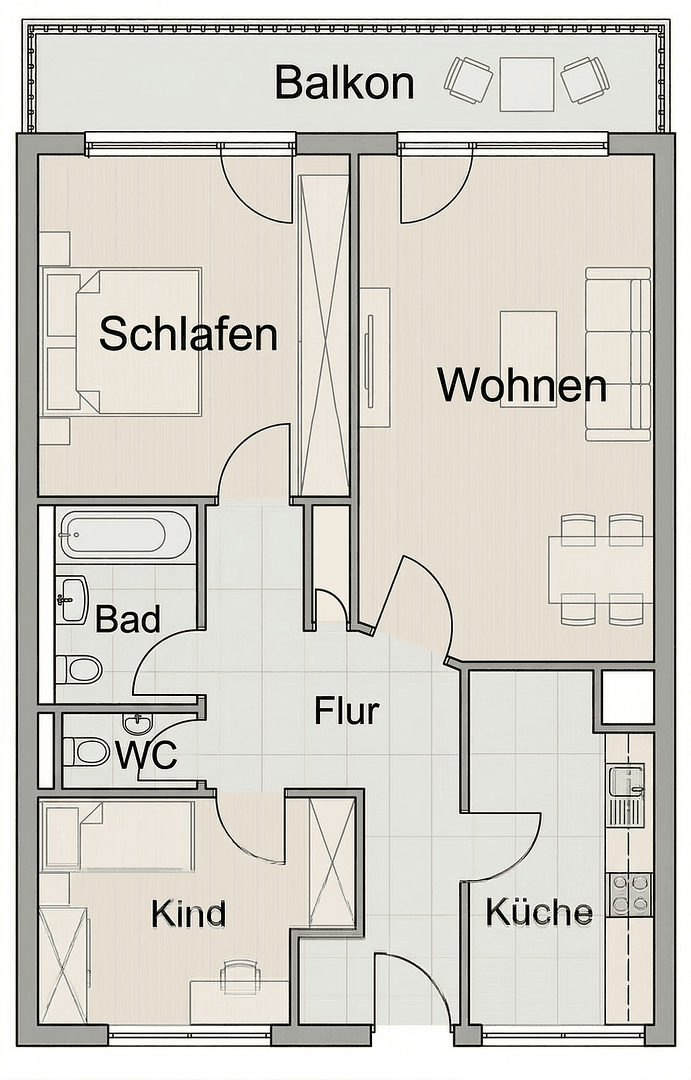 3 bedroom flat for sale, 83 m², Würzburg, Bavaria 3 bedroom flat for sale, 83 m², Würzburg, Bavaria