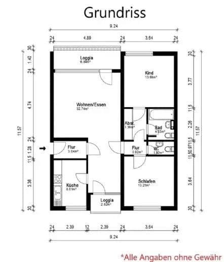 3 bedroom flat to rent, 87 m², Bremen, Bremen 3 bedroom flat to rent, 87 m², Bremen, Bremen