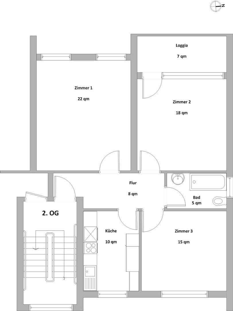 3 bedroom flat for sale, 82 m², Schönsberg 44, Hamburg, Hamburg 3 bedroom flat for sale, 82 m², Schönsberg 44, Hamburg, Hamburg