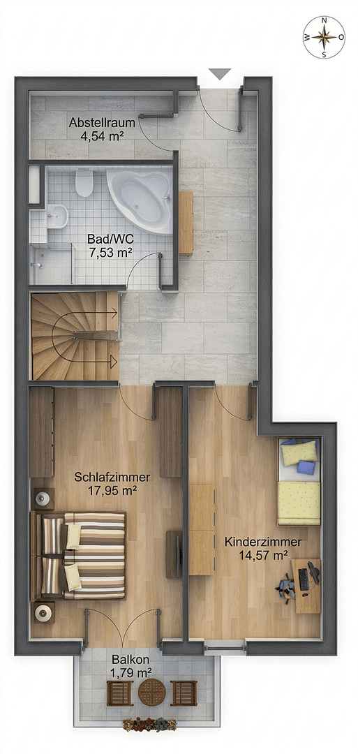 2 bedroom with open-plan kitchen flat to rent, 104 m², Dorfen, Bavaria 2 bedroom with open-plan kitchen flat to rent, 104 m², Dorfen, Bavaria