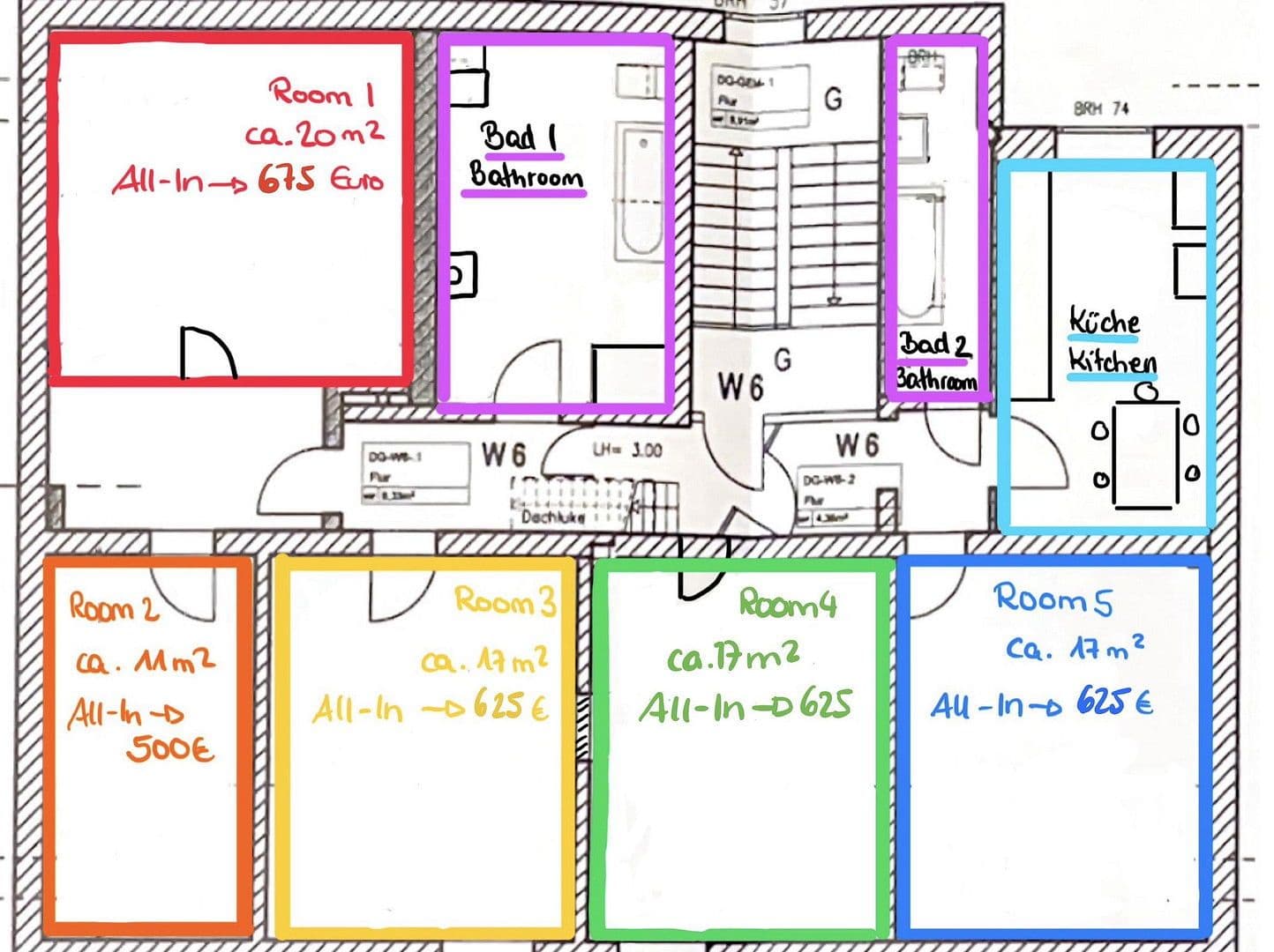 flat to rent, 17 m², An der Kaiseraue 11, Bochum, North Rhine-Westphalia flat to rent, 17 m², An der Kaiseraue 11, Bochum, North Rhine-Westphalia