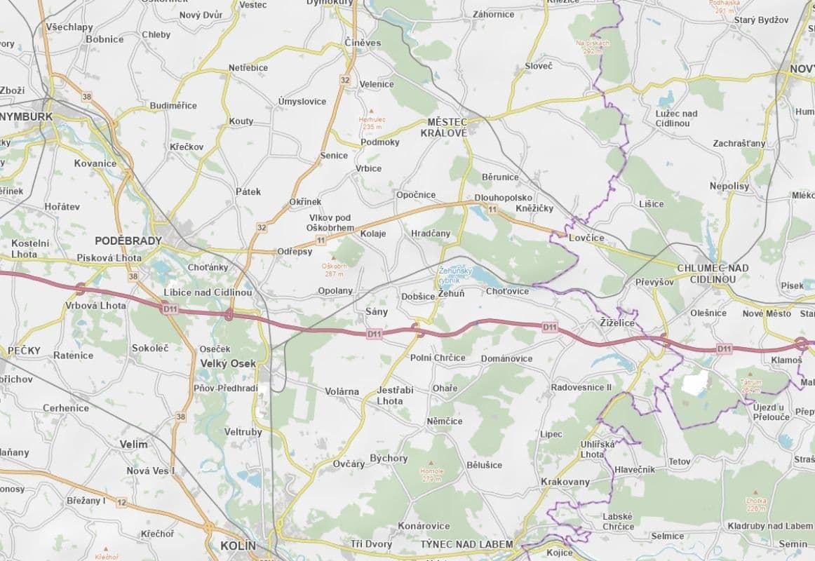 plot for sale, 1,271 m², Choťovice, Středočeský Region plot for sale, 1,271 m², Choťovice, Středočeský Region