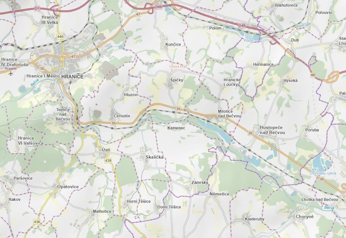 plot for sale, 1,221 m², Špičky, Olomoucký Region plot for sale, 1,221 m², Špičky, Olomoucký Region