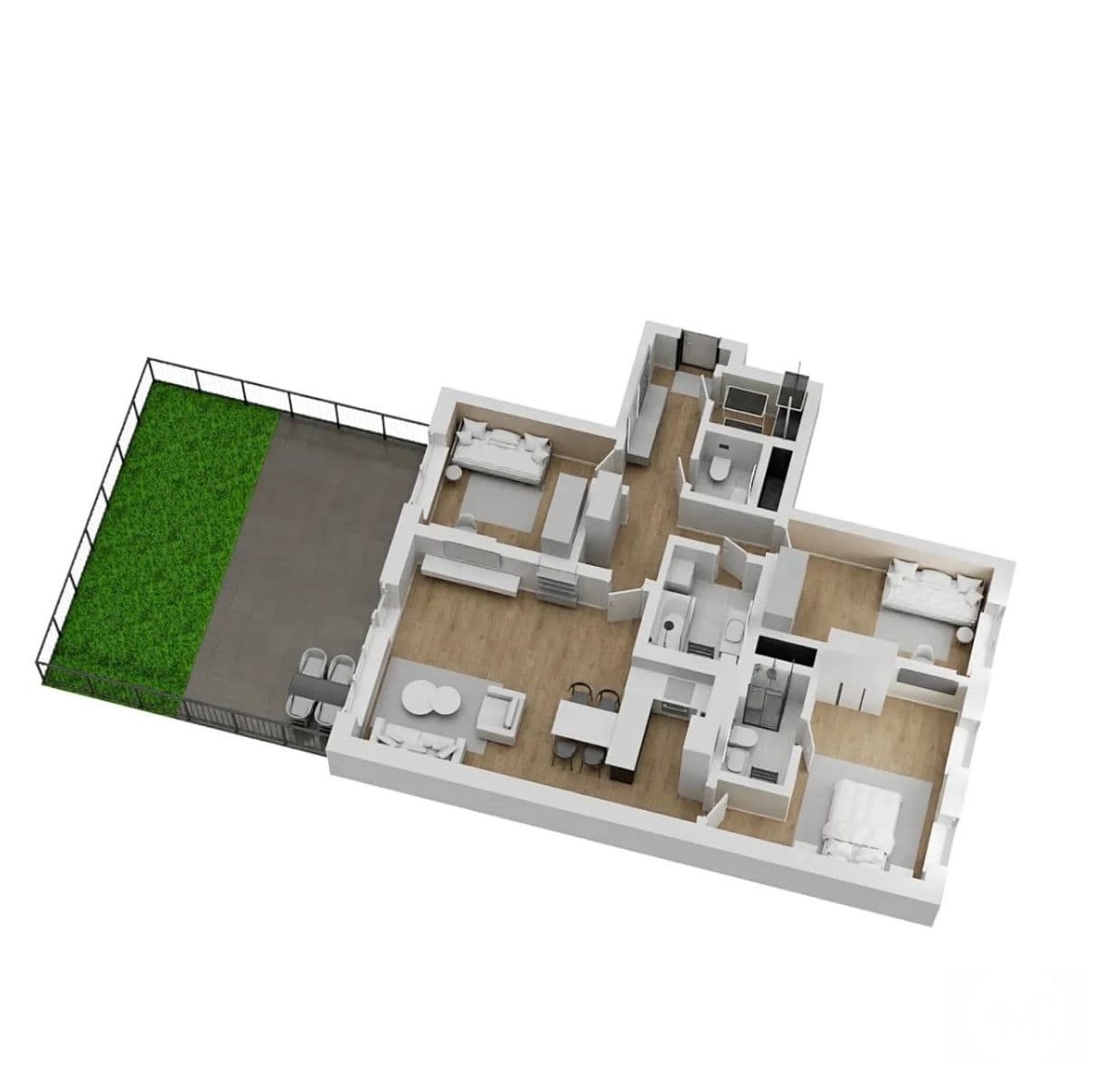 3 bedroom with open-plan kitchen flat for sale, 102 m², Kardausova, Prague, Prague 3 bedroom with open-plan kitchen flat for sale, 102 m², Kardausova, Prague, Prague