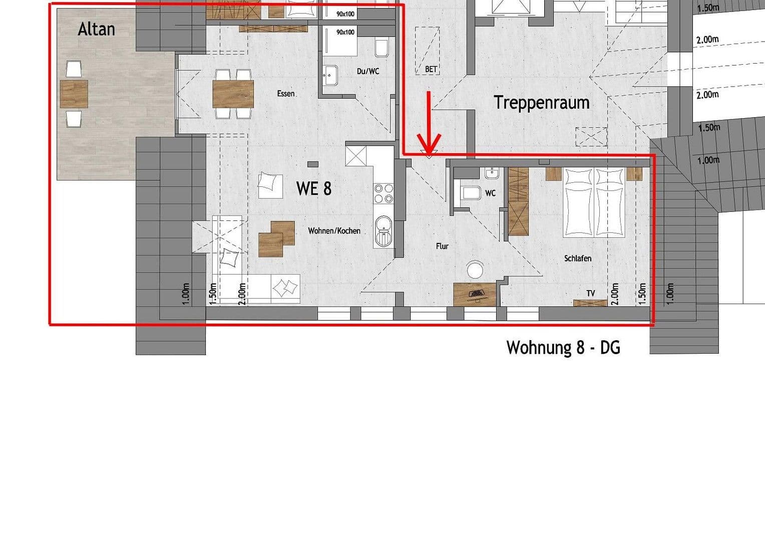 2 bedroom flat to rent, 57 m², Delleweg 21, Winterberg, North Rhine-Westphalia 2 bedroom flat to rent, 57 m², Delleweg 21, Winterberg, North Rhine-Westphalia