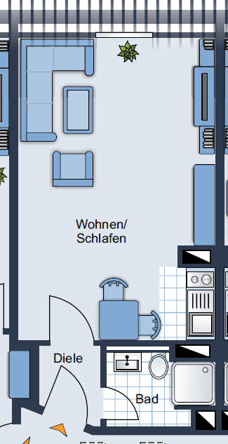 1 bedroom flat to rent, 25 m², München, Bavaria 1 bedroom flat to rent, 25 m², München, Bavaria