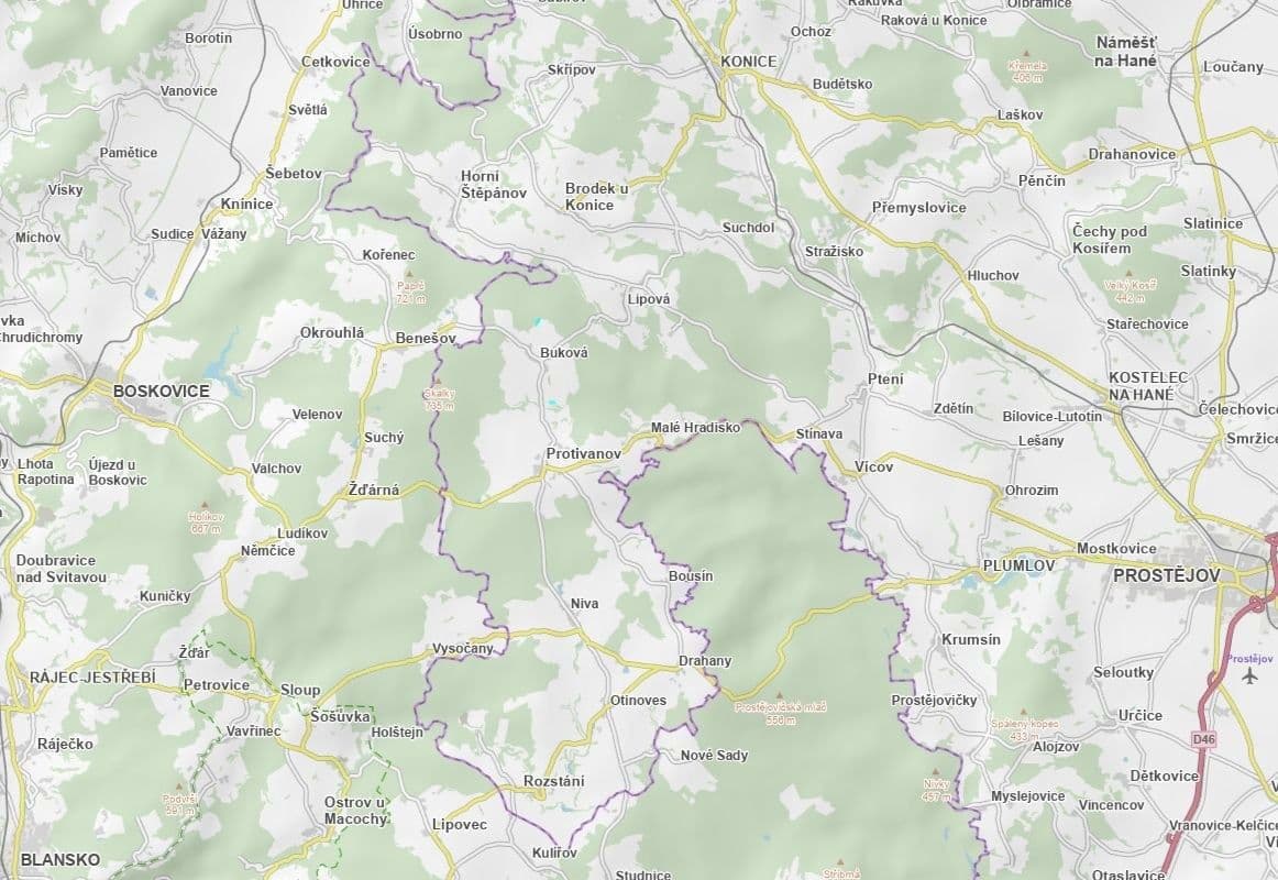 plot for sale, 13,470 m², Buková, Olomoucký Region plot for sale, 13,470 m², Buková, Olomoucký Region