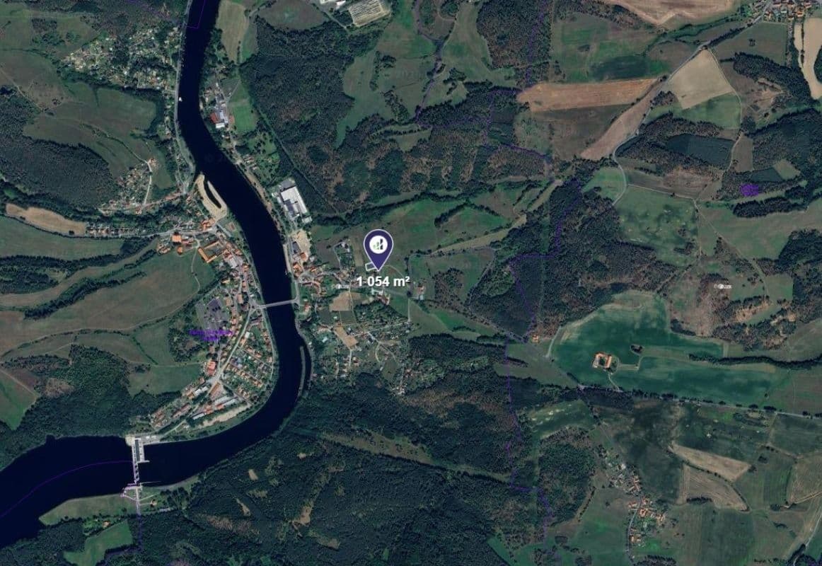 plot for sale, 1,054 m², Kamýk nad Vltavou, Středočeský Region plot for sale, 1,054 m², Kamýk nad Vltavou, Středočeský Region