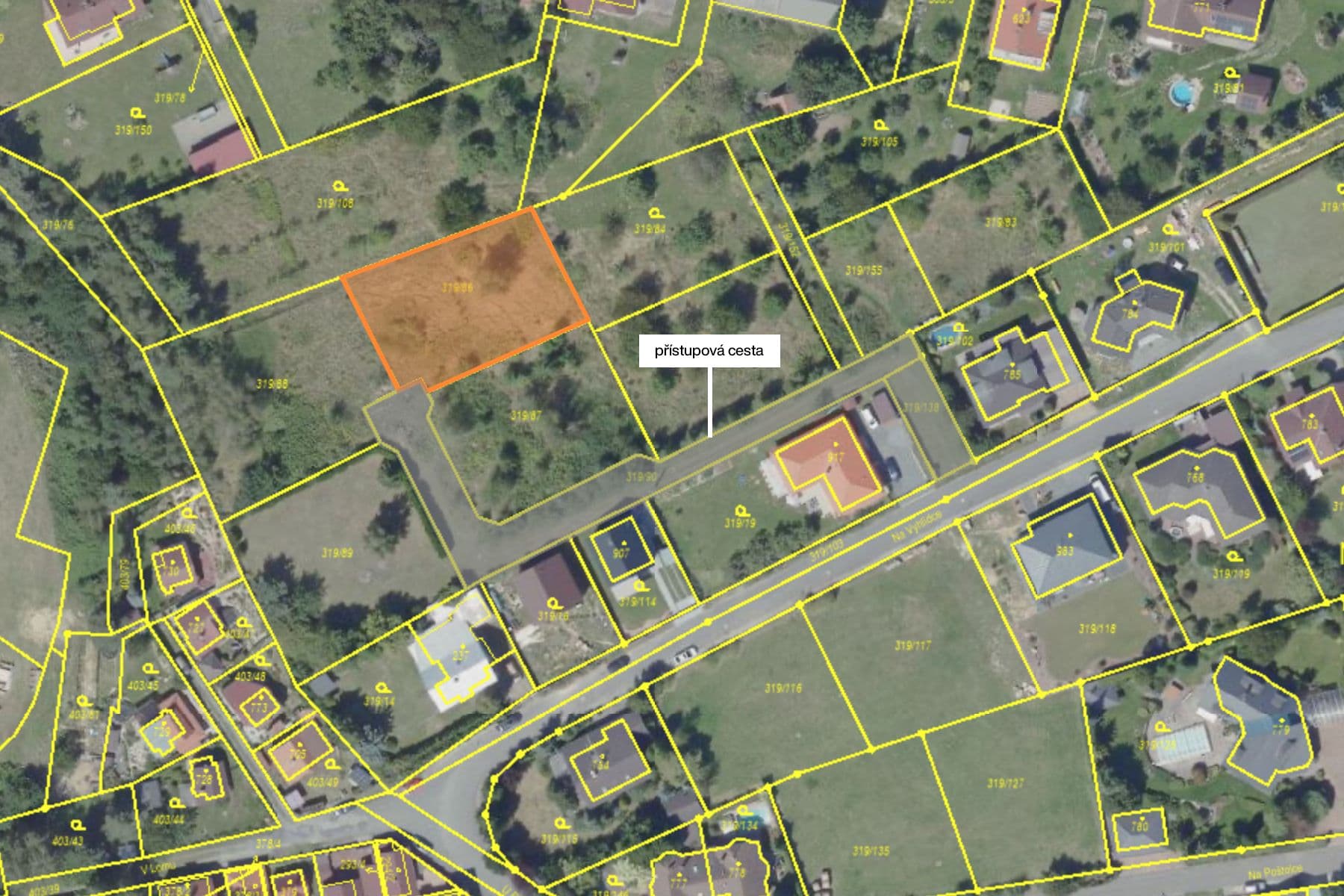 plot for sale, 930 m², Na Vyhlídce, Vyžlovka, Středočeský Region plot for sale, 930 m², Na Vyhlídce, Vyžlovka, Středočeský Region