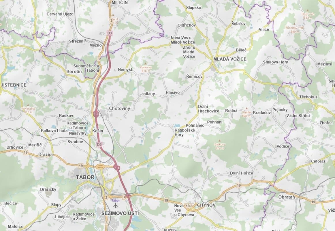 plot for sale, 1,630 m², Nemyšl, Jihočeský Region plot for sale, 1,630 m², Nemyšl, Jihočeský Region