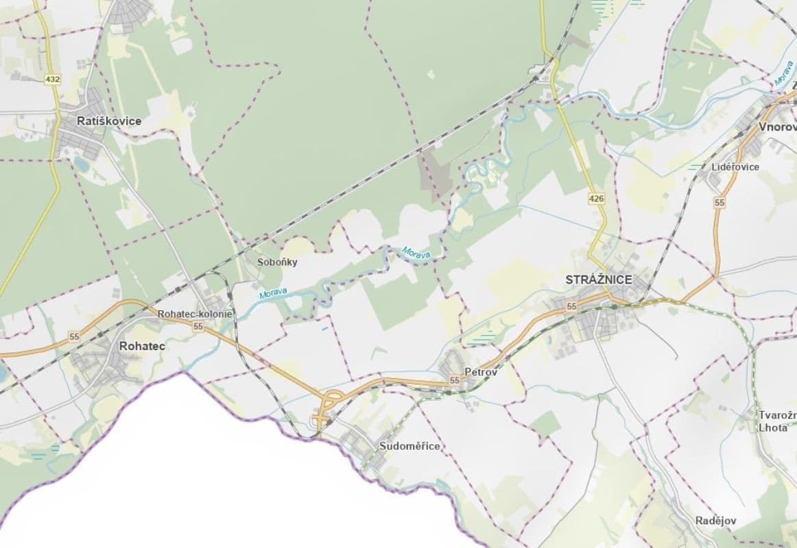 plot for sale, 2,612 m², Sudoměřice, Jihomoravský Region plot for sale, 2,612 m², Sudoměřice, Jihomoravský Region