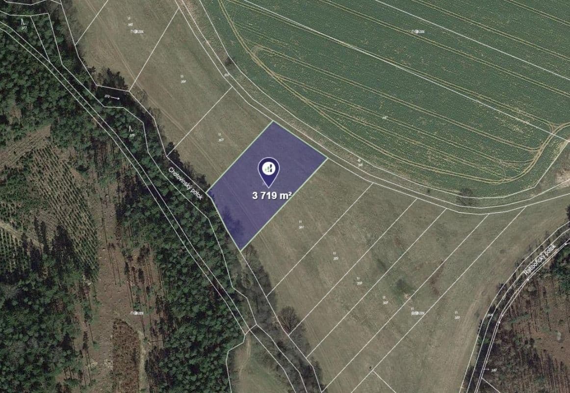 plot for sale, 3,719 m², Ratibořské Hory, Jihočeský Region plot for sale, 3,719 m², Ratibořské Hory, Jihočeský Region