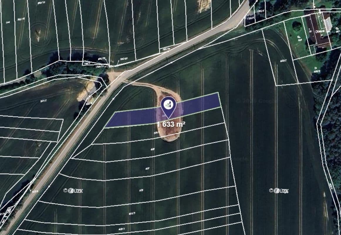 plot for sale, 1,633 m², Černýšovice, Jihočeský Region plot for sale, 1,633 m², Černýšovice, Jihočeský Region