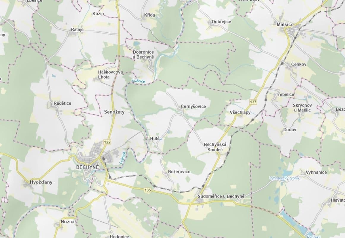 plot for sale, 1,633 m², Černýšovice, Jihočeský Region plot for sale, 1,633 m², Černýšovice, Jihočeský Region