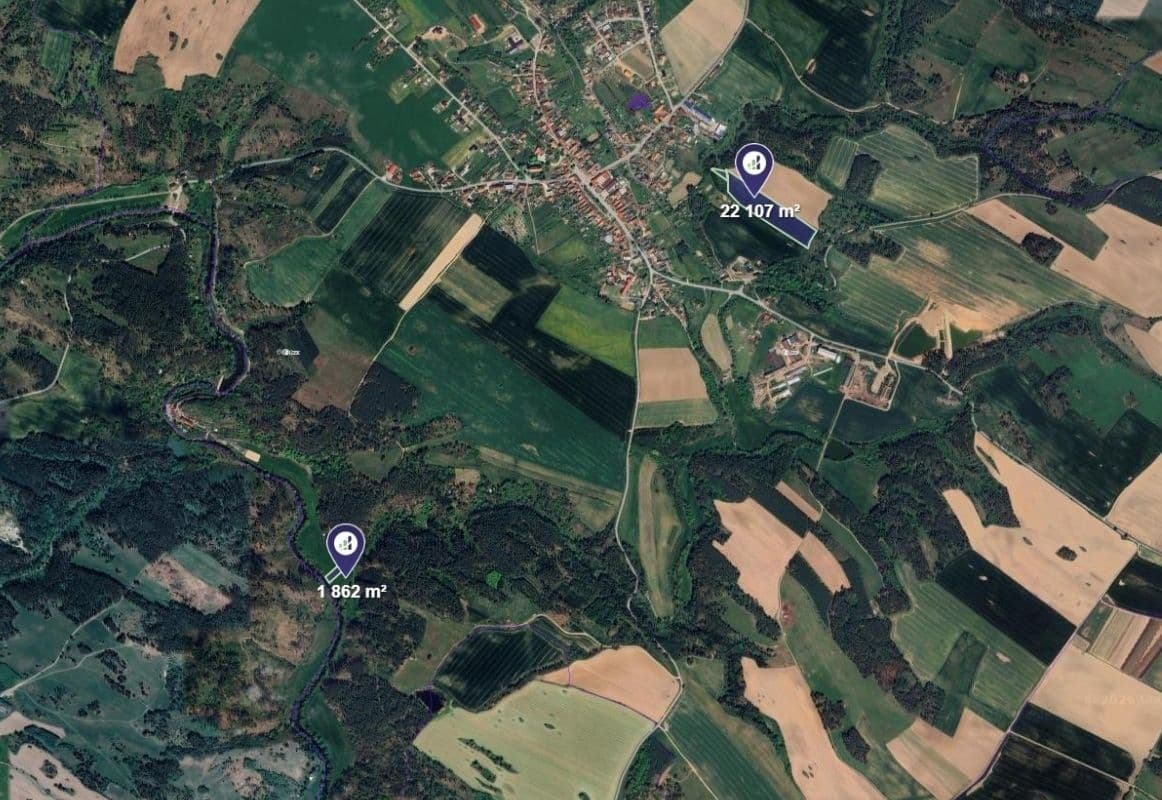 plot for sale, 23,969 m², Tasov, Vysočina Region plot for sale, 23,969 m², Tasov, Vysočina Region