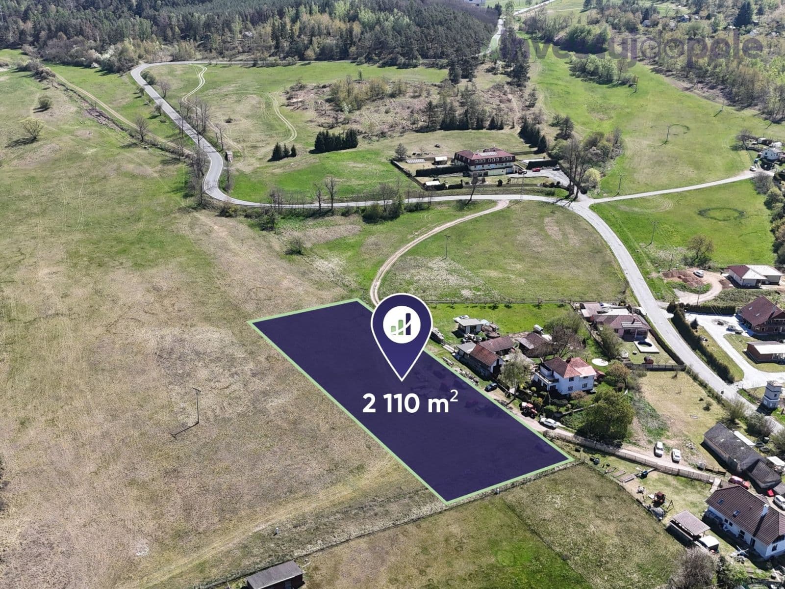 plot for sale, 2,110 m², Kamýk nad Vltavou, Středočeský Region plot for sale, 2,110 m², Kamýk nad Vltavou, Středočeský Region
