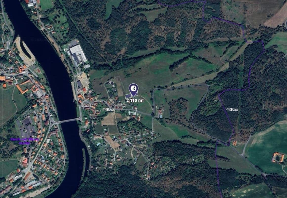 plot for sale, 2,110 m², Kamýk nad Vltavou, Středočeský Region plot for sale, 2,110 m², Kamýk nad Vltavou, Středočeský Region