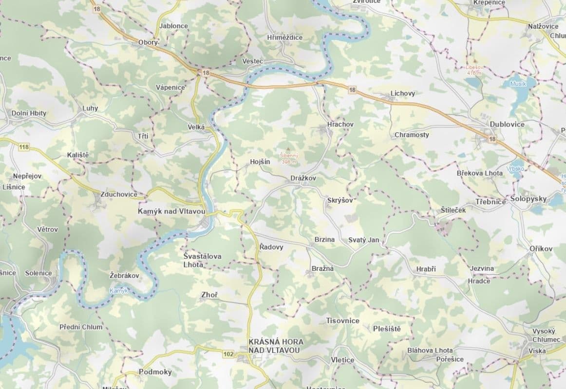 plot for sale, 2,110 m², Kamýk nad Vltavou, Středočeský Region plot for sale, 2,110 m², Kamýk nad Vltavou, Středočeský Region