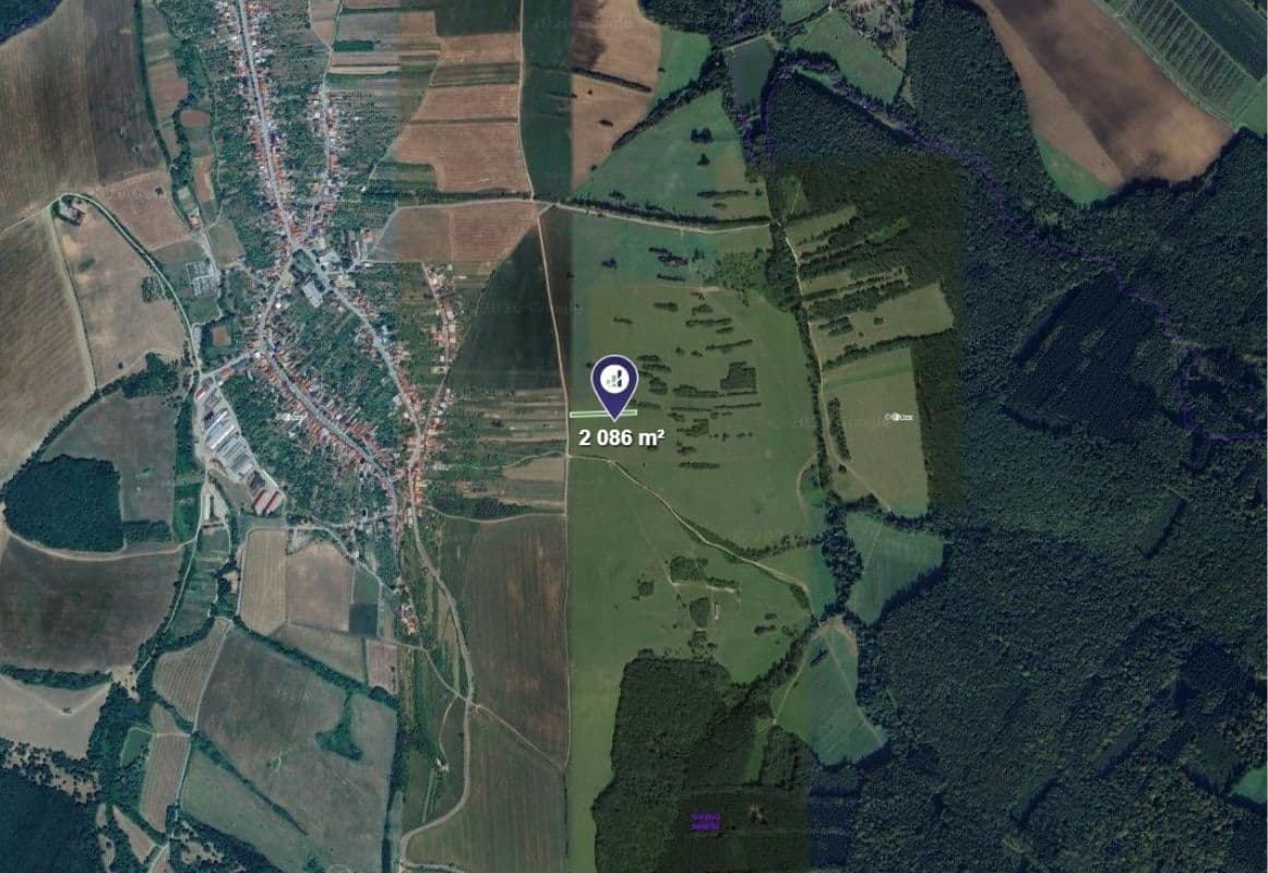 plot for sale, 2,086 m², Korytná, Zlínský Region plot for sale, 2,086 m², Korytná, Zlínský Region