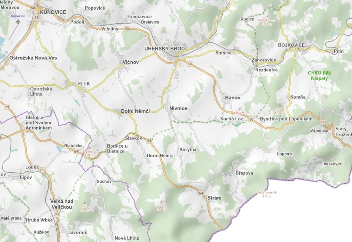 plot for sale, 2,086 m², Korytná, Zlínský Region plot for sale, 2,086 m², Korytná, Zlínský Region