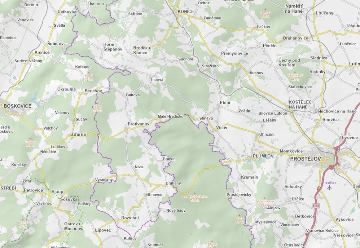 plot for sale, 11,897 m², Protivanov, Olomoucký Region plot for sale, 11,897 m², Protivanov, Olomoucký Region