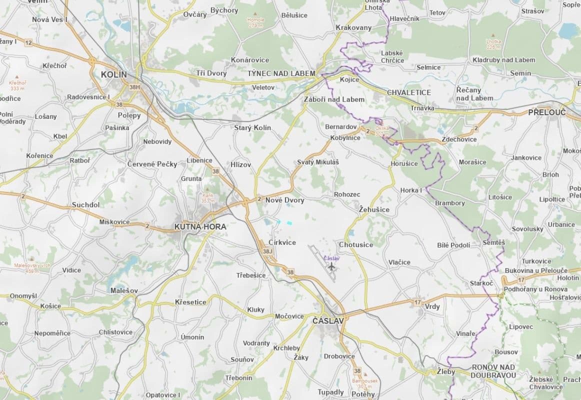 plot for sale, 54,996 m², Církvice, Středočeský Region plot for sale, 54,996 m², Církvice, Středočeský Region