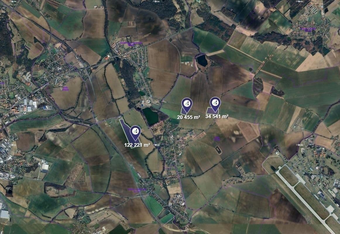 plot for sale, 177,217 m², Církvice, Středočeský Region plot for sale, 177,217 m², Církvice, Středočeský Region