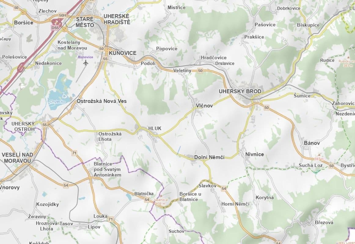 plot for sale, 2,423 m², Dolní Němčí, Zlínský Region plot for sale, 2,423 m², Dolní Němčí, Zlínský Region