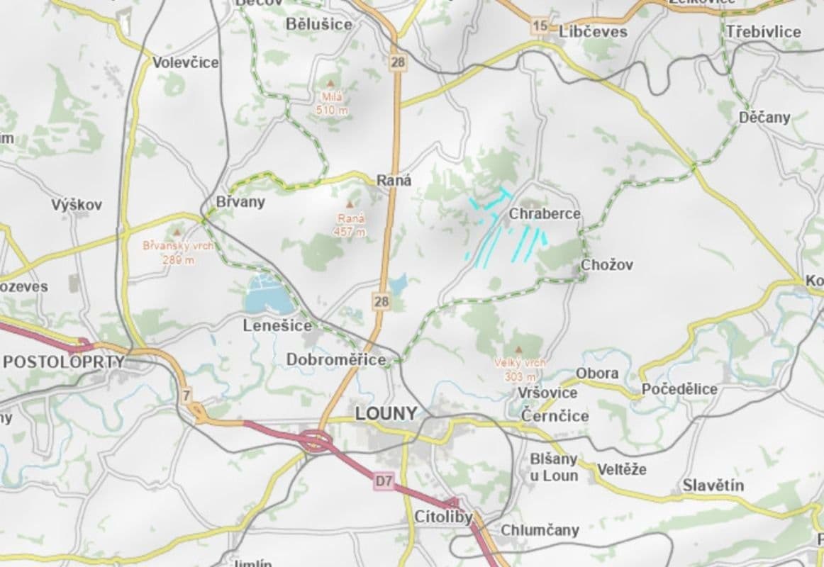 plot for sale, 204,161 m², Chraberce, Ústecký Region plot for sale, 204,161 m², Chraberce, Ústecký Region