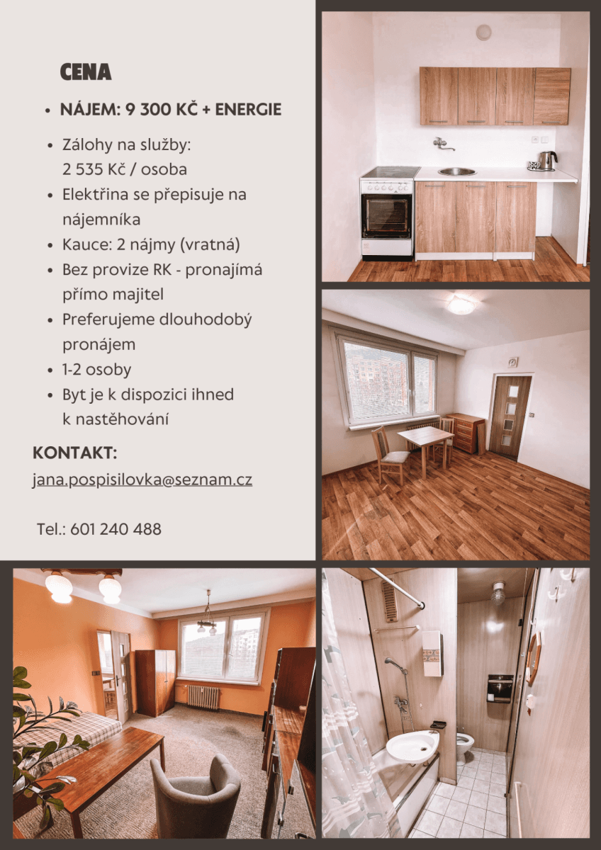 1 bedroom flat to rent, 36 m², Nová, Ústí nad Labem, Ústecký Region 1 bedroom flat to rent, 36 m², Nová, Ústí nad Labem, Ústecký Region