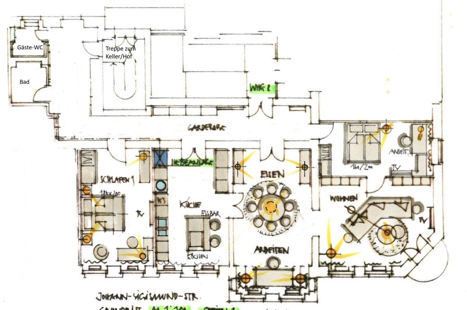 4 bedroom flat to rent, 137 m², Westfälische Str. 54, Berlin, Berlin 4 bedroom flat to rent, 137 m², Westfälische Str. 54, Berlin, Berlin