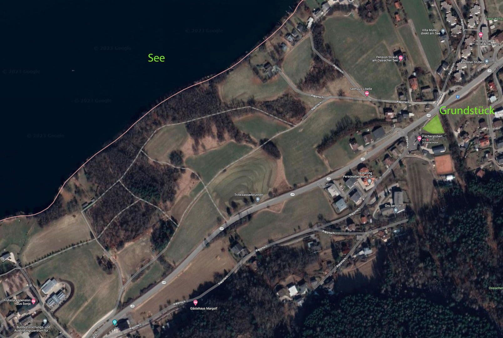 plot for sale, 1,837 m², Rappitsch 4, Ossiach, Carinthia plot for sale, 1,837 m², Rappitsch 4, Ossiach, Carinthia