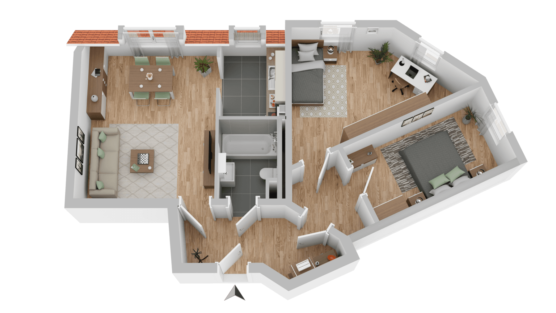 3 bedroom flat to rent, 68 m², Gambrinusstraße 16, Dresden, Saxony 3 bedroom flat to rent, 68 m², Gambrinusstraße 16, Dresden, Saxony