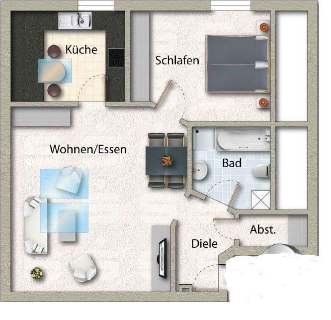 2 bedroom flat to rent, 54 m², Goldbachstraße 76, Dörzbach, Baden-Württemberg 2 bedroom flat to rent, 54 m², Goldbachstraße 76, Dörzbach, Baden-Württemberg
