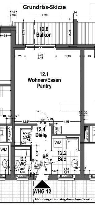 1 bedroom flat to rent, 44 m², Lübecker Chaussee 26, Reinfeld, Schleswig-Holstein 1 bedroom flat to rent, 44 m², Lübecker Chaussee 26, Reinfeld, Schleswig-Holstein