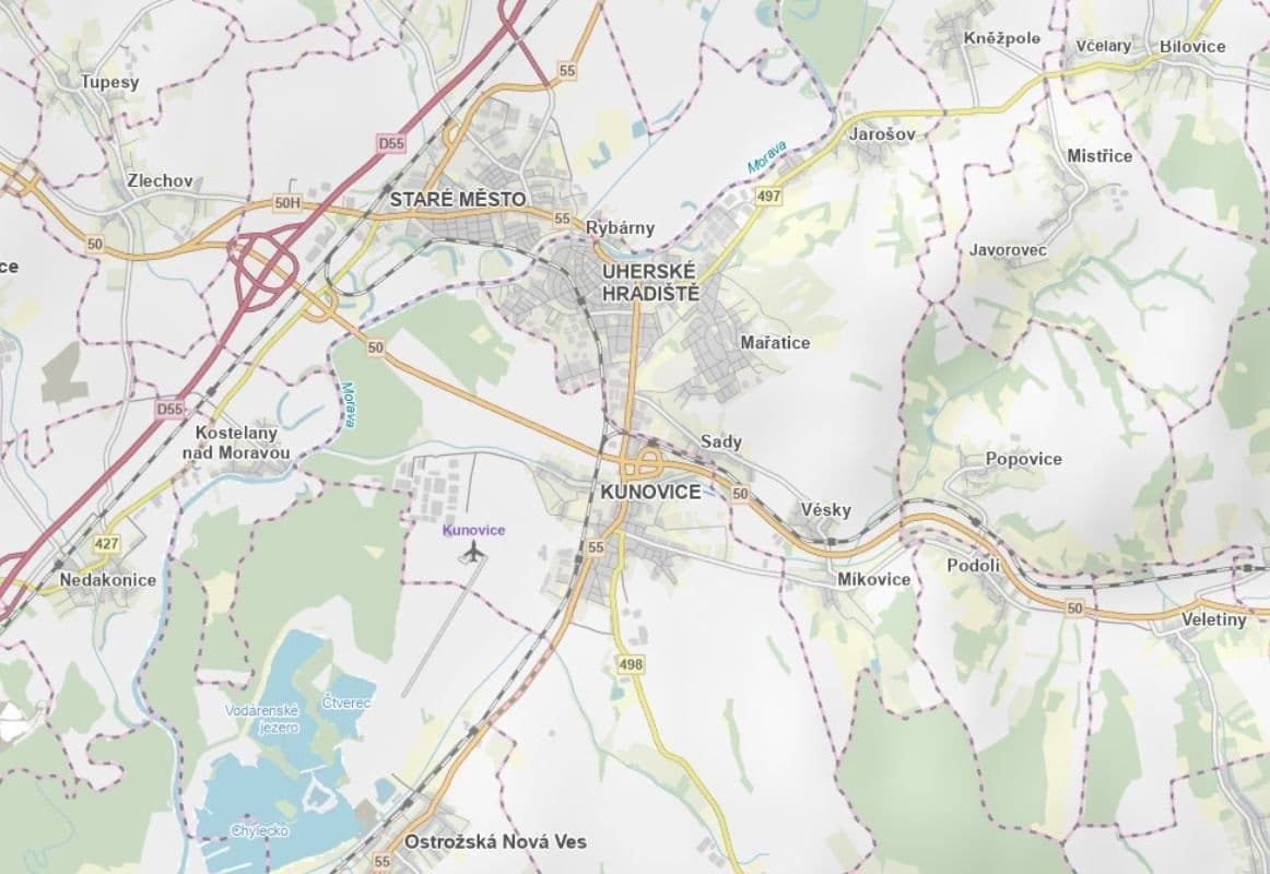 plot for sale, 479 m², Kunovice, Zlínský Region plot for sale, 479 m², Kunovice, Zlínský Region