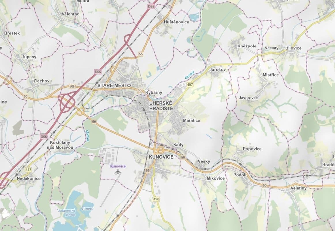 plot for sale, 1,202 m², Uherské Hradiště, Zlínský Region plot for sale, 1,202 m², Uherské Hradiště, Zlínský Region