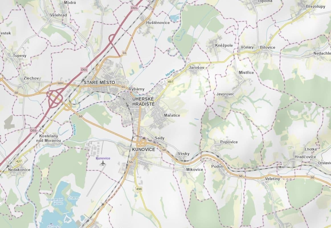 plot for sale, 777 m², Uherské Hradiště, Zlínský Region plot for sale, 777 m², Uherské Hradiště, Zlínský Region