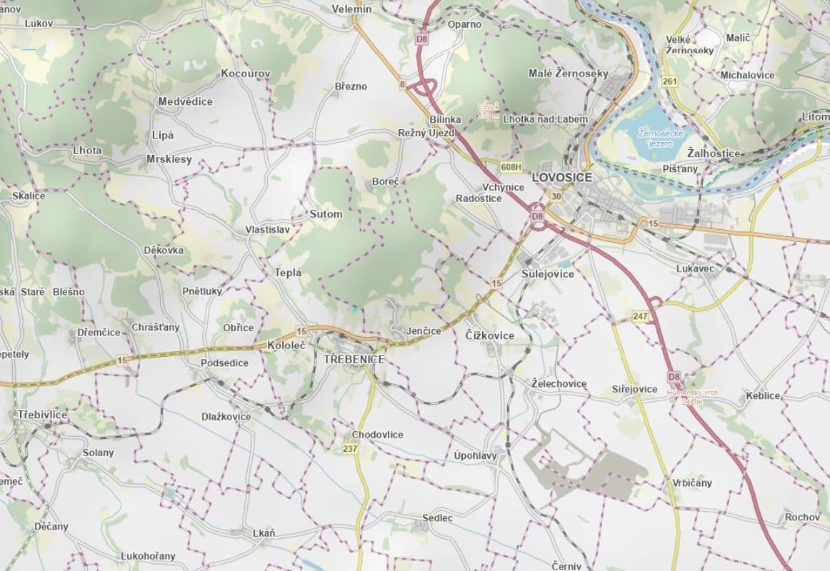 plot for sale, 1,653 m², Třebenice, Ústecký Region plot for sale, 1,653 m², Třebenice, Ústecký Region