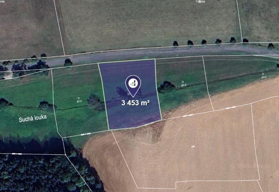 plot for sale, 3,453 m², Svárov, Středočeský Region plot for sale, 3,453 m², Svárov, Středočeský Region