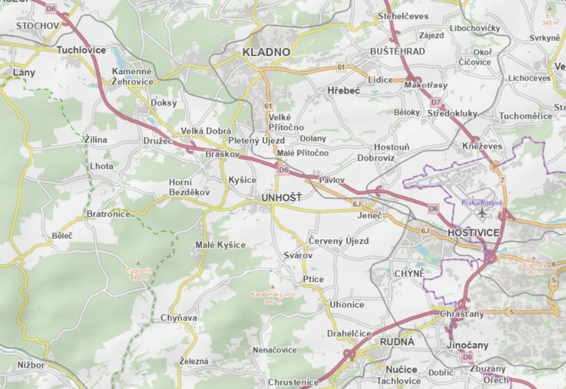 plot for sale, 3,453 m², Svárov, Středočeský Region plot for sale, 3,453 m², Svárov, Středočeský Region